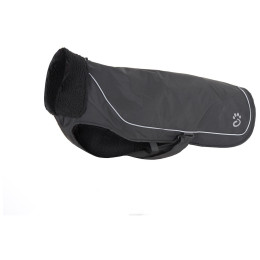 Kabanica za psa Mountain Paws Fleece-Lined Dog Raincoat crna Black