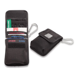 Putni komplet prve pomoći Survival First Aid Kit - Pocket CPR crna Black