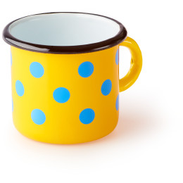 Šalica Zulu žuta s plavim točkicama