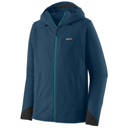 Muška softshell jakna Patagonia R1 TechFace Hoody tamno plava
