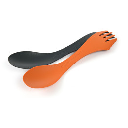 Pribor Light My Fire Spork Medium BIO 2-pack crna/narančasta Rustyorange/Slatyblack