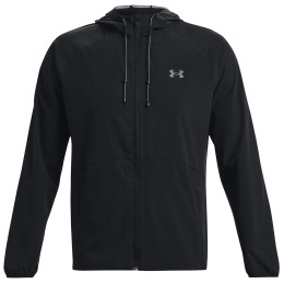 Muška proljetna jakna Under Armour Stretch Woven Windbreaker crna Black / / Pitch Gray