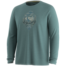 Muške funkcionalne majice Smartwool Men's Wander Valley Active Long Sleeve G tirkizna