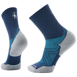 Čarape Smartwool Run Targeted Cushion Mid Crew Socks plava/siva DEEP NAVY