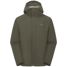 Muška jakna Rab Downpour Jacket zelena