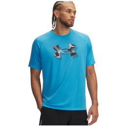 Muška majica Under Armour M Tech Print Fill SS plava Ether Blue / / Black