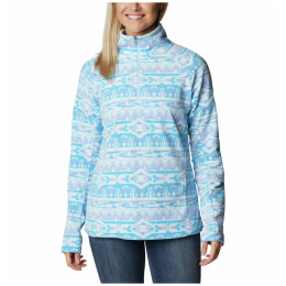 Ženska dukserica Columbia Glacial™ IV Print 1/2 Zip svijetlo plava
