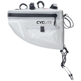 Torba za upravljač Cyclite Handle Bar Aero Bag bijela bílá