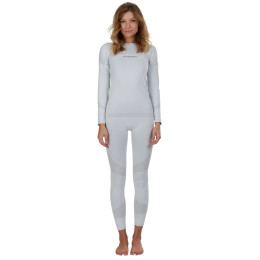 Žensko termo rublje Fundango Seamless Baselayer Set bijela ivory
