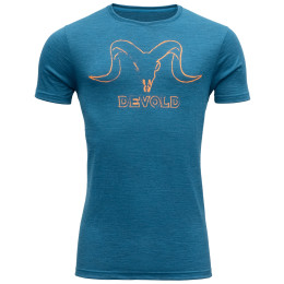 Muška majica Devold Skull Man Tee plava BlueMelange