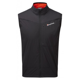 Muški prsluk Montane Alpha Vest crna Black