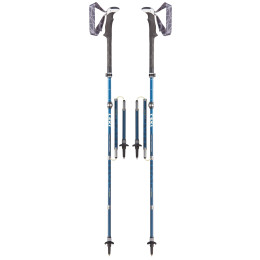 Trekking štapovi Leki Micro Vario Carbon Antishock plava DarkblemetallicDarkblueWhite