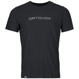 Muške funkcionalne majice Ortovox 150 Cool Brand Ts M crna Black Raven