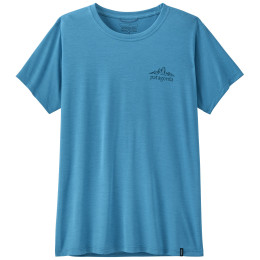 Ženska majica Patagonia Women's Capilene Cool Daily Shirt - Cloud Crag plava Shore Blue - Light Shore Blue X-Dye