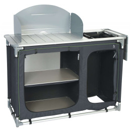 Kuhinja Bo-Camp Cupboard s dřezem siva