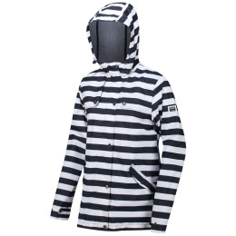 Ženska jakna Regatta Bertille crna/bijela NavyStripe