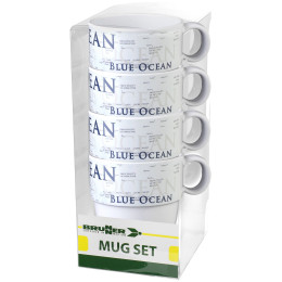 Set šalica Brunner Mug Set Blue Ocean bijela/crna