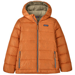 Dječja jakna Patagonia K's Hi-Loft Down Sweater Hoody - Marigold narančasta Marigold