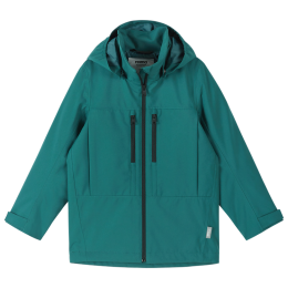 Dječja vodootporna jakna Reima Saarela Dark Teal tamno zelena Dark Teal