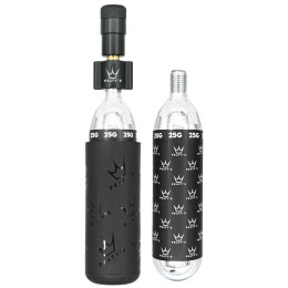 Pumpica Peaty´s Holeshot Co2 Pumpa + Bombičky 2 Ks - Mtb crna black