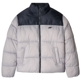 Muška zimska jakna 4F Down Jacket M485 siva/crna Grey