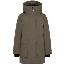 Ženska hibridna parka jakna Didriksons Harriet Wns Parka smeđa Mocha Brown