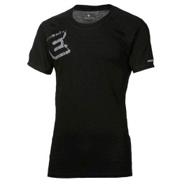 Muške funkcionalne majice Progress Progress NKR Print "E" potisk crna Black