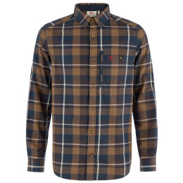 Muška košulja Fjällräven Fjällglim Regular Shirt M smeđa Wood Brown-Black Oak