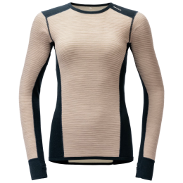 Ženska funkcionalna majica Devold Reverso Merino Shirt Wmn crna/bež Stone