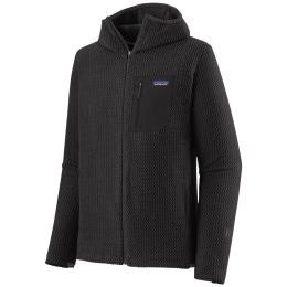 Muška dukserica Patagonia M's R1 Air Full-Zip Hoody crna Black