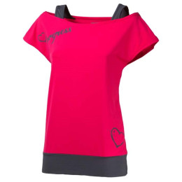 Ženska majica Progress Taiko 23OK siva Pink/Gray