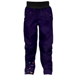 Dječje softshell hlače WAMU Dark Purple tamno ljubičasta DARK PURPLE