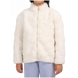 Dječja dukserica 4F Fleece F494 Off White bijela Off White