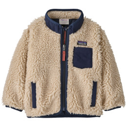 Dječja dukserica Patagonia Baby Retro-X Jacket bež/plava Dark Natural w/New Navy