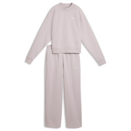 Tepláková souprava Puma Loungewear Standard Sweat Suitt FL ružičasta Misty Pink