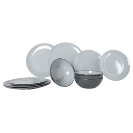 Set posuđa Gimex Tableware grey 12 pcs