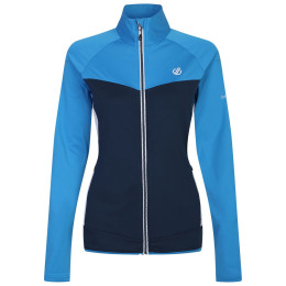 Ženska funkcionalna dukserica Dare 2b Elation II Core Stretch plava/crna Moonlight Denim/Swedish Blue