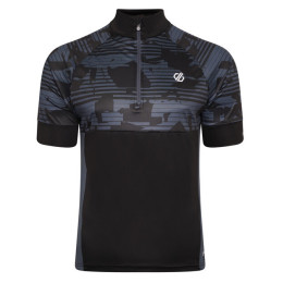 Muška biciklističa majica Dare 2b Stay The CourseII crna