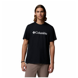 Muška majica Columbia CSC Basic Logo™ Tee crna Black, Gem Columbia