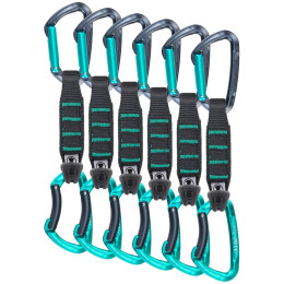 Karabiner za penjanje Skylotec Lime Set Nylon PRO - 6 PACK siva/zelena Anthracite/Acquamarine