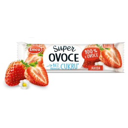 Energetska pločica Emco Super voće – jagoda 30 g