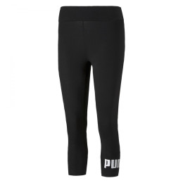 Ženske tajice 3/4 Puma ESS 3/4 Logo Leggings crna