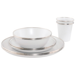 Set posuđa Outwell Delight 2 Person Dinner Set bijela