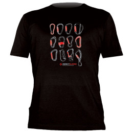 Muška majica Direct Alpine Flash crna Black(Carabiners)