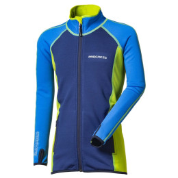 Dječja funkcionalna dukserica Progress Torez Junior plava/zelena