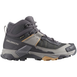 Ženske cipele Salomon X Ultra 5 Mid Gore-Tex siva Nine Iron / Gull / Soft Clay