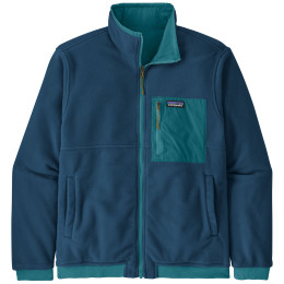 Muška jakna Patagonia Reversible Shelled Microdini Jacket plava / svijetloplava