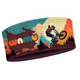 Traka za glavu WAMU Mountain Bike narančasta/plava