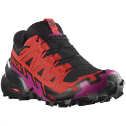 Ženske tenisice za trčanje Salomon Speedcross 6 Gore-Tex crna/crvena