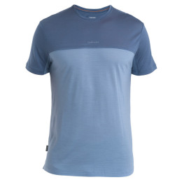 Muške funkcionalne majice Icebreaker Men Merino 125 Cool-Lite™ Sphere III SS Tee Colour Block plava Kyanite/Dawn/Cb